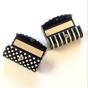 Lancome Lipstick 💄 Cases Lot 2 Bundle VINTAGE COLLECTIBLES Black & White